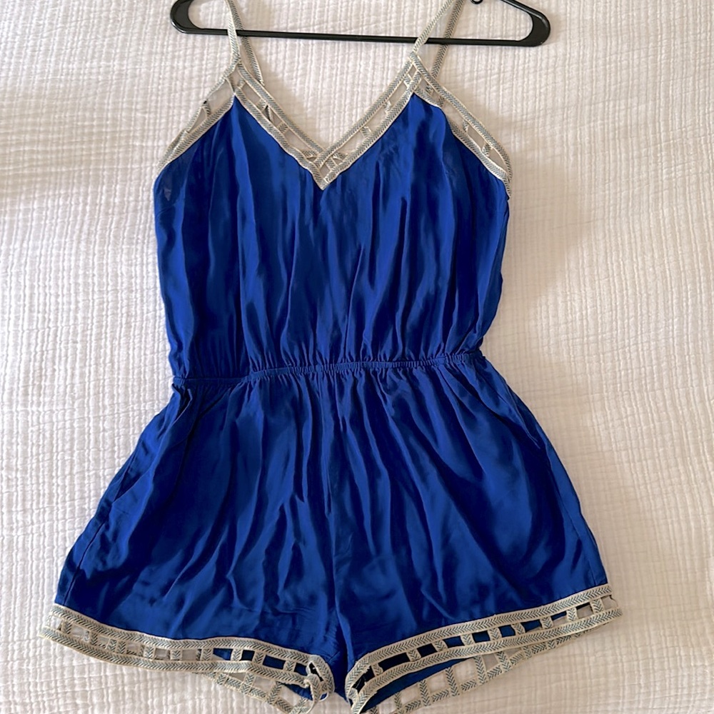 Royal Blue Romper